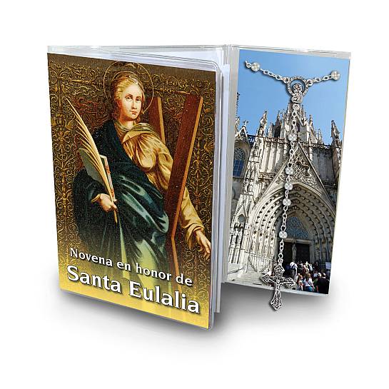 Libretto Novena a Sant Eulalia con rosario - spagnolo