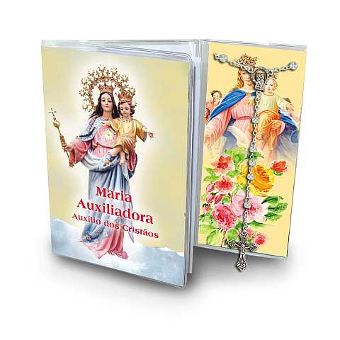 Libretto preghiere alla Madonna Ausiliatrice - portoghese