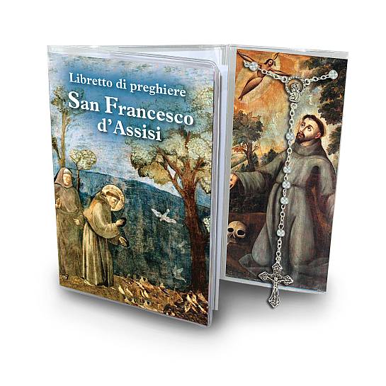  Libretto di preghiere di San Francesco d'Assisi e rosario - italiano