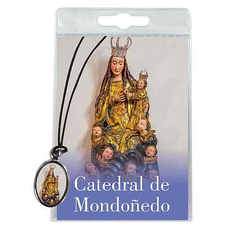 Medaglia Catedral de Mondonedo con laccio e preghiera in spagnolo