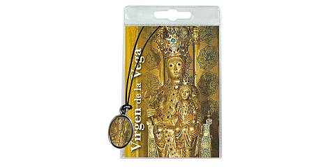 Medaglia Catedral de Salamanca con laccio e preghiera in spagnolo
