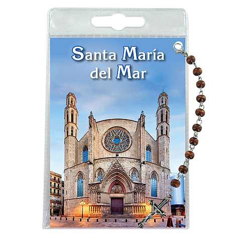 Decina Basilica di Santa Maria del Mar con preghiera in spagnolo