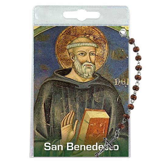 Decina di San Benedetto con blister e preghiera