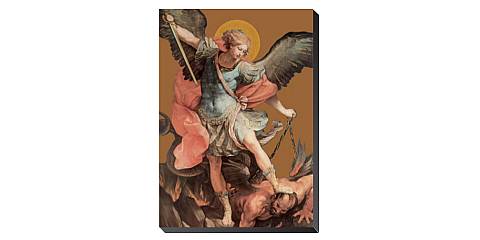 Icona San Michele Arcangelo da tavolo - 9,5 x 6,3 cm