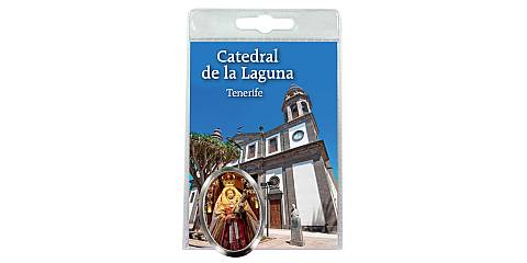 Calamita Catedral de la Laguna in metallo nichelato con preghiera in spagnolo