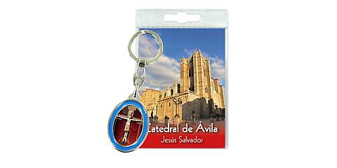 Portachiavi Catedral de Avila con preghiera in spagnolo