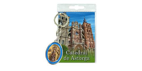 Portachiavi Catedral de Astorga con preghiera in spagnolo