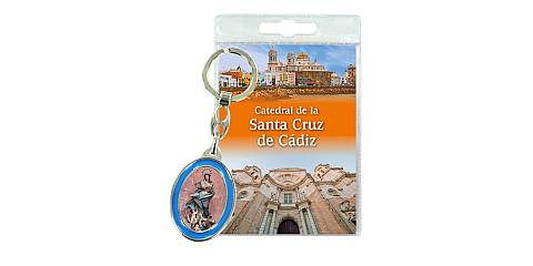 Portachiavi Catedral de Cadiz con preghiera in spagnolo