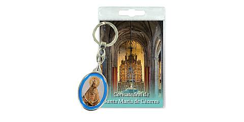 Portachiavi Concatedral de Caceres con preghiera in spagnolo