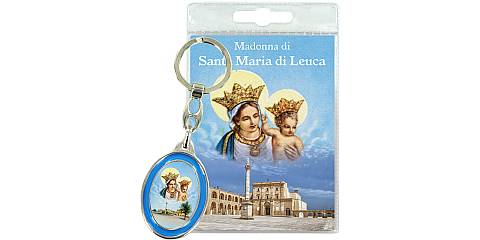Portachiavi Madonna di Santa Maria di Leuca con preghiera in italiano
