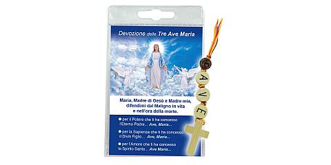 Blister devozione delle tre Ave Marie in italiano