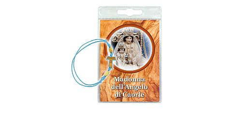 Blister preghiera a Madonna dell'Angelo di Caorle con bracciale - italiano