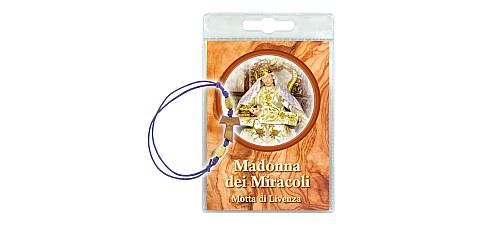 Blister preghiera alla Madonna dei Miracoli con bracciale - italiano