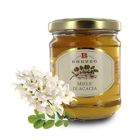 Miele Italiano di Acacia, 12 Vasetti da 250 Grammi (Tot. 3 kg)