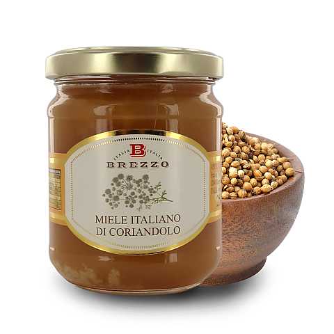 Miele Italiano di Coriandolo, 12 Vasetti da 250 Grammi (Tot. 3 kg)