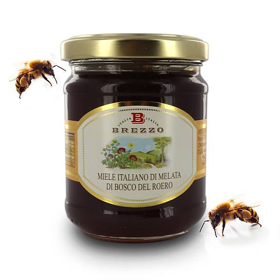 Miele Italiano - Melata di Bosco, 12 Vasetti da 250 Grammi (Tot. 3 kg)