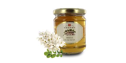 Miele Europeo di Acacia, 12 Vasetti da 250 Grammi  (Tot. 3 kg)