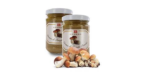 Delicata Crema Di Funghi Porcini, Ideale Da Spalmare, Per Aperitivi E Come Condimento, 135 Grammi