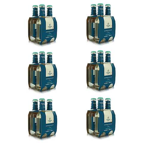 Cipriani Mediterranean Tonic Water ''Eloise'', Acqua Tonica Italiana agli Agrumi, Gusto Mediterraneo, 24 Bottigliette da 200 Ml