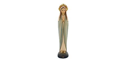 Statua della Madonna stilizzata, linea da 20 cm, in legno dipinto a mano - Demetz Deur