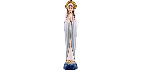 Statua della Madonna stilizzata, linea da 25 cm, in legno dipinto a mano - Demetz Deur
