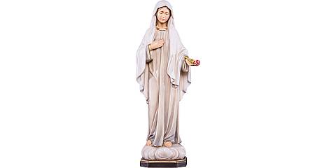 Statua della Madonna Madre della Pace in legno dipinto a mano, linea da 20 cm - Demetz Deur