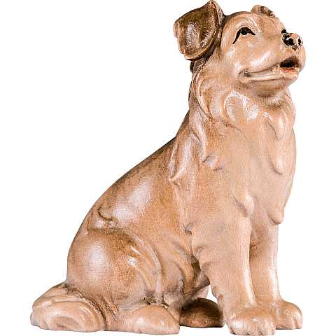 Statua del Cane Pastore Australiano, Statuina Cagnolino, Legno 3 Toni di Marrone, Misura: 5 Cm - Demetz Deur