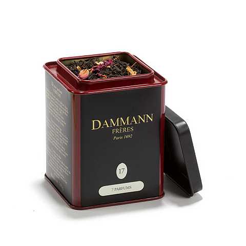 Dammann 7 Parfums 17 - Tè nero agli agrumi, fico, fior di loto e pitanga, 100 grammi, Dammann Frères