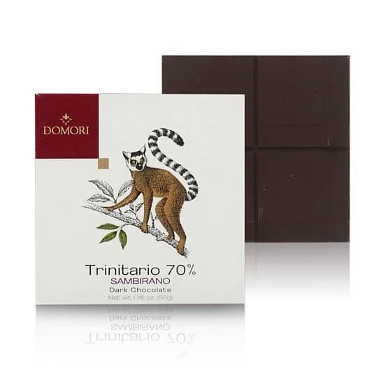 12 Tavolette di Cioccolato Fondente Le Origini, Madagascar / Sambirano, Trinitario 70%, 50 Grammi l'Una (Tot. 600g)