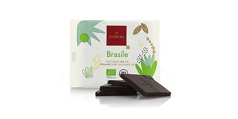 Tavoletta di Cioccolato Fondente Bio, Cacao Brasile 70%, 50 Grammi