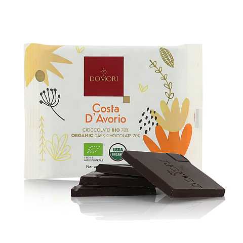 Tavoletta Di Cioccolato Fondente 70%, 50 Grammi