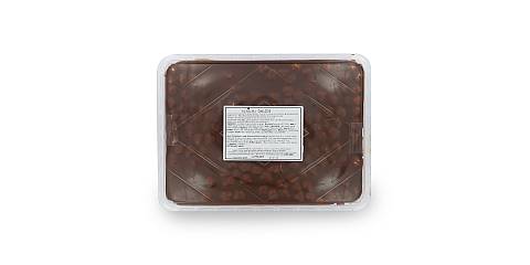Foglio di Cioccolato al Latte con Nocciole Intere, Tavoletta Grande Formato, 800 Grammi