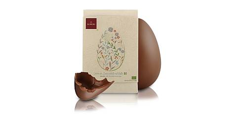 Uovo Di Cioccolato Al Latte 36%, Provenienza Cacao: Africa, Altezza: 15 Cm, 150 Grammi