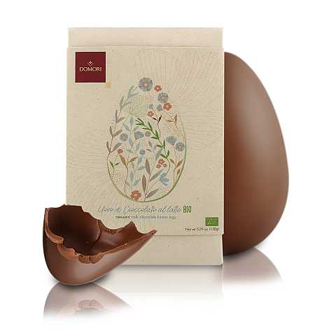 Uovo Di Cioccolato Al Latte 36%, Provenienza Cacao: Africa, Altezza: 15 Cm, 150 Grammi