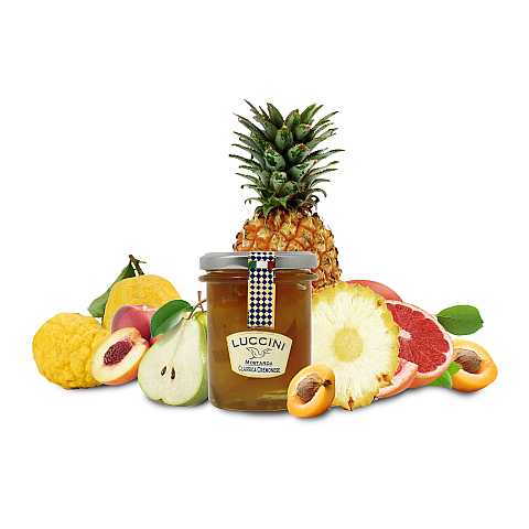 Mostarda artigianale Classica Cremonese, 240 grammi, Luccini Mostarde di frutta di prima qualità