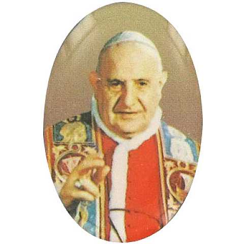 Adesivo resinato per rosario fai da te misura 2 - Papa Giovanni XXIII