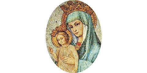 Adesivo resinato per rosario fai da te Madonna della Salute misura 3