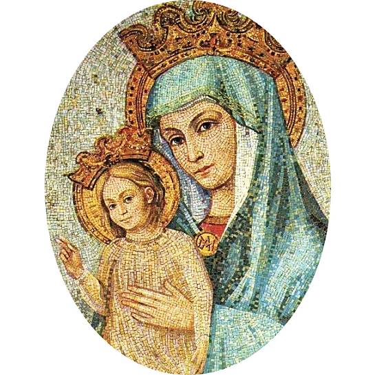 Adesivo resinato per rosario fai da te Madonna della Salute misura 3
