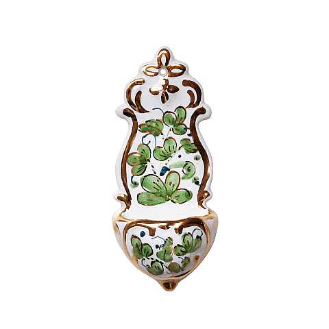 Ostensorio Ostia Barocco con gemma incastonata nella croce - 39 cm 
