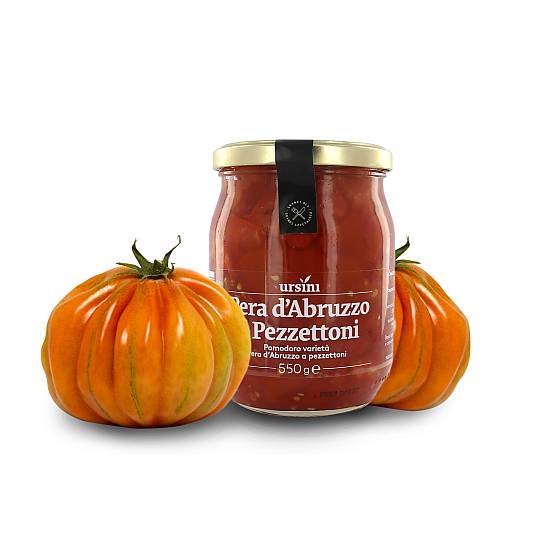 Pomodoro a pezzettoni varietà Pera d'Abruzzo, 550 g