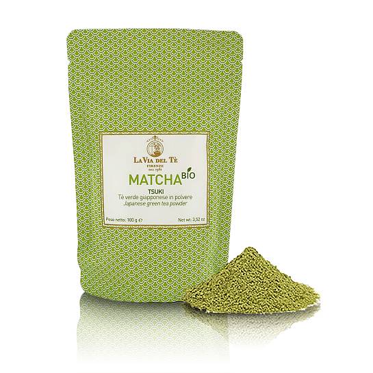 Matcha Tsuki Bio: Tè Verde Giapponese Matcha in Polvere, Sacchetto da 100g