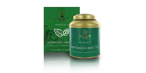 Marrakech Mint Tea, Tè Verde alla Menta, Barattolo di Latta, 100g